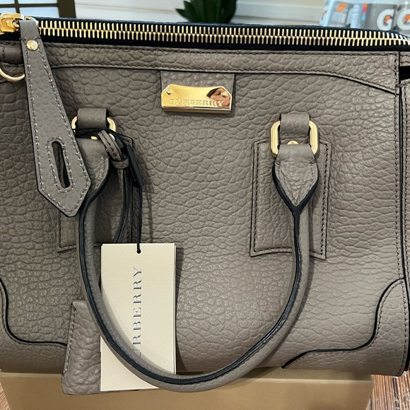 BURBERRY
Grey Heritage Grain Leather Small Gladstone Bag - Picture 1 of 7